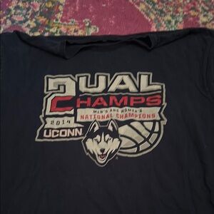 Dual Champs T-Shirt - Navy and Red